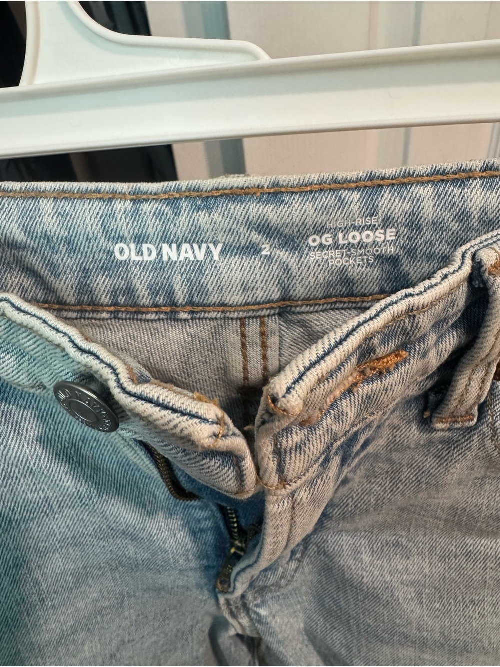 Old Navy Light Blue OG Loose High-Rise Jeans